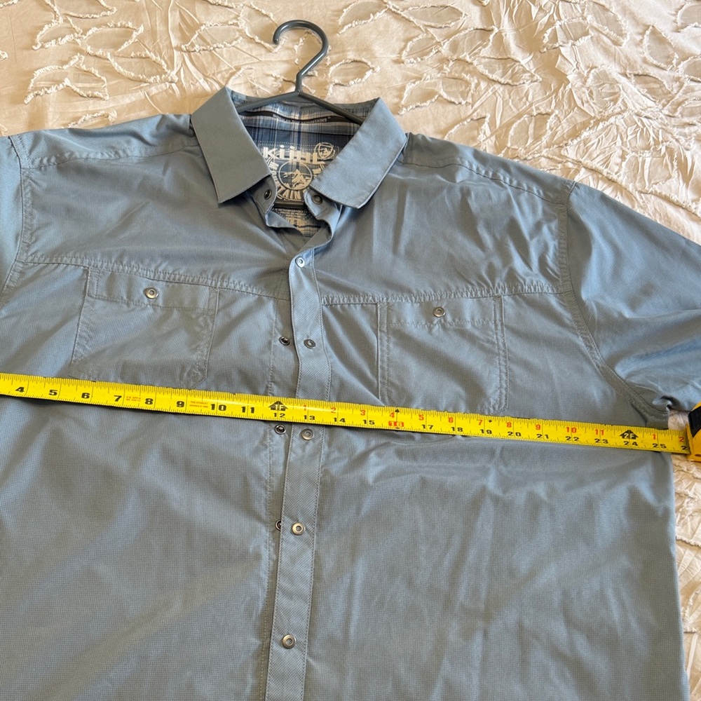 Kuhl Men's Casual Gray Button Down Shirt